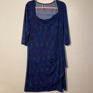 NWT- Marcelle Margaux cowl neck dress, size 2X.